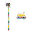 4 Sets Cosplay Prop Gekleurde Oogklep En Speelgoed 1
