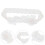 2St Wedding Accessory Lichtgele Stoffen Bridal Leg Decoration 7
