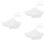 3St Mesh Speelgoedhangmat Wit Opberghouder Kinderkamer 6