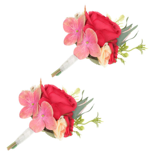 4St Simulatie Boutonnières Bruiloft Broches