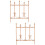 2 Mini Schermen Diy Fee Omheining Decoratieve Huis 8