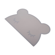 3St Grijs Silicone Baby Placemat Antislip Eetmat Cartoon