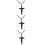 3 Kruis Ketting, Gesneden Hanger Vrouwen 6
