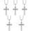 5 Stuks Auto Hangend Sieraad Kruis Spiegelhanger 5