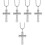 5 Stuks Auto Hangend Sieraad Kruis Spiegelhanger 6