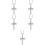 5 Stuks Auto Hangend Sieraad Kruis Spiegelhanger 9