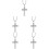 5 Stuks Auto Hangend Sieraad Kruis Spiegelhanger 8