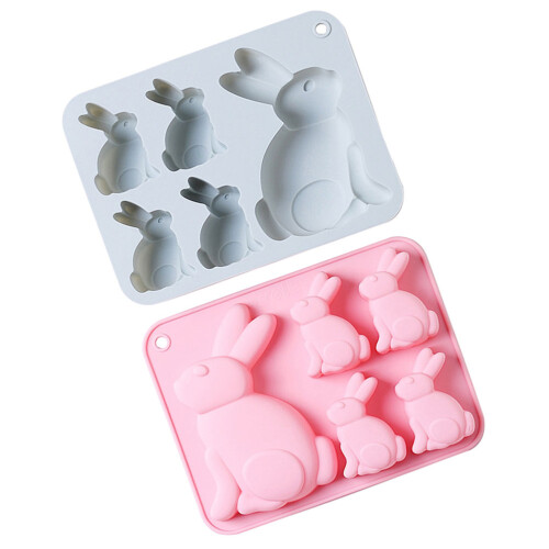 6 Silikonform Für Hase Schokoladentorte 1