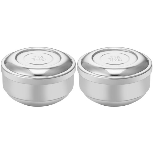 2 Reisschüssel Mit Deckel Doppelschicht 1