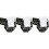 12 Stk. Geburtstags Tischdecken Buchstabenmuster Elegant 4