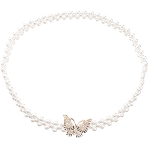 Hollow-Out Tailleketting Bruid Trouwring Ketting Wit 1