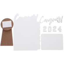 5Stk Abschluss Sublimations- Für DIY