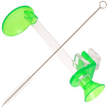 2 Sets Transparante Garnalen Voederingsbuis Aquarium