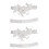 4St Witte Wedding Garter Belts Kant Bruid Feest En 5