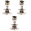 3 Sets Abschluss Cupcake Stand 3 Papier Halterung 7