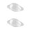 2Stk Transparente -Eierschalen Schokoladenform Aus Silikon 5