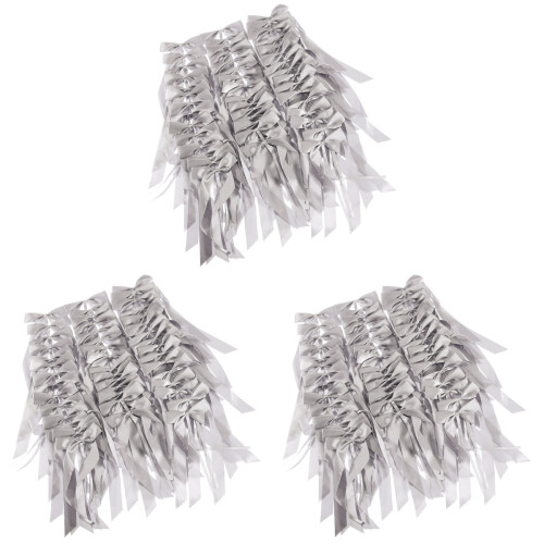 150Stk Satin Band Grau Für Hochzeit Und Geschenk Verpackung 1
