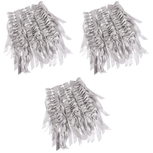 150Stk Satin Band Grau Für Hochzeit Und Geschenk Verpackung 2