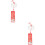 2Stk Rote Windglocke Kreativ Chic Gartenanhänger 7