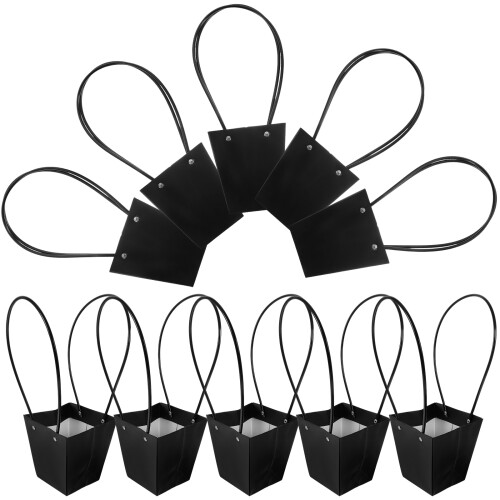 30 Stk. Blumenstrauß Tragetasche Box Floristentasche Einkaufstasche 1