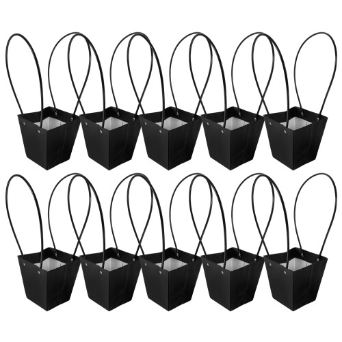 30 Stk. Blumenstrauß Tragetasche Box Floristentasche Einkaufstasche 2