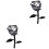 2Stk Acryl Blumenstecker Gartendeko Für Muttertag 4