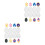 2Stück Ei Schlüsselanhänger DIY Hänge 4