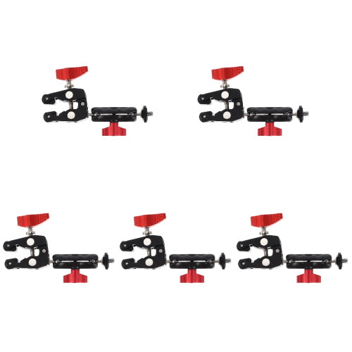 5 Sets Klemmhalter Verschleißfester Stabiler Halter 1