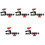 5 Sets Klemmhalter Verschleißfester Stabiler Halter 3