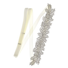 4Stk Silber Hochzeit Gürtel Mit Funkelnden Für Hochzeitsdress