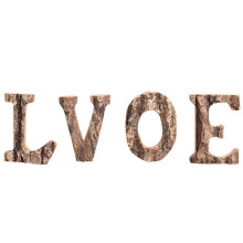 8Stk Retro Holz Lettern Helle DIY Alphabet