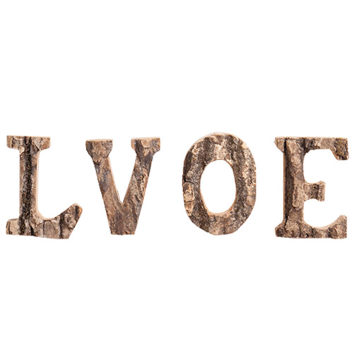 8Stk Retro Holz Lettern Helle DIY Alphabet
