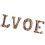 8Stk Retro Holz Lettern Helle DIY Alphabet 8