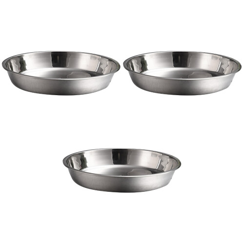3Stk Teller Silber Ideal Für Und Servieren 2