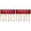 2 Sets Holz Diy Kalender Hängende Scheiben 3