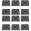 12 Aquarium Filterplatte Beckentrennwände Kiesfilter 6