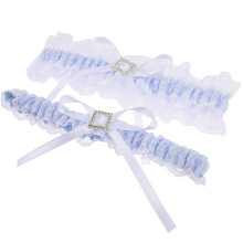 3Paare Hochzeit Strumpfband Spitzenband Schleife Schmuck