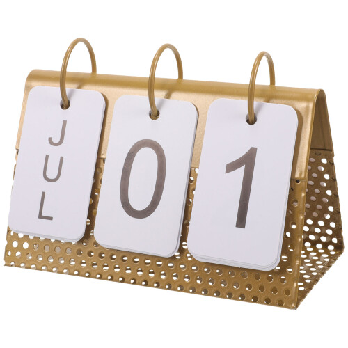 4Stk Desktop Kalender Bastelarbeiten Wohnaccessoire Deko 1