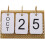 4Stk Desktop Kalender Bastelarbeiten Wohnaccessoire Deko 10