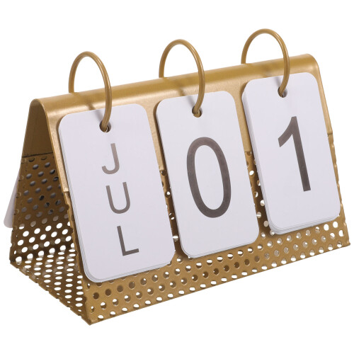 4Stk Desktop Kalender Bastelarbeiten Wohnaccessoire Deko 2