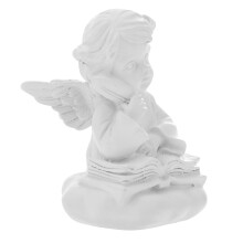 3Stk Weiße Resin Skulptur