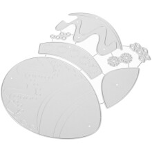 Easter Stanzschablone Metall Für Karten Und Alben