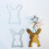 2 Set Cutting Die Cut Machine Kit Die Cuts Model Cut Stencils 10