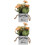 2Stk Künstliche Künstliche Bonsai- Wohnaccessoire 7