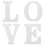 2 Sets Tischschilder Love Wort Schild Valentinstag 1