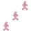 3Stk Rosa Hundejacke Mit Warmer Overall 6