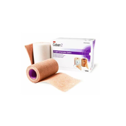 Coban 2 Multi Layer Compression Bandage Kit 10cm x 4.5m 2094XL
