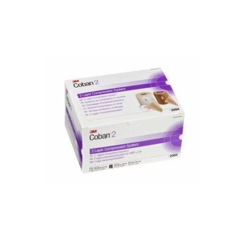 Coban 2 Multi Layer Compression Bandage Kit 10cm x 4.5m 2094XL 2