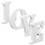 2 Sets Tischschilder Love Wort Schild Valentinstag 2