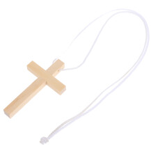 2Pcs Handcrafted Wooden Cross Wall Decor For Living Room Or Bedroom